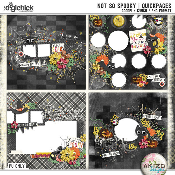 Not So Spooky | Quickpages by Akizo Designs