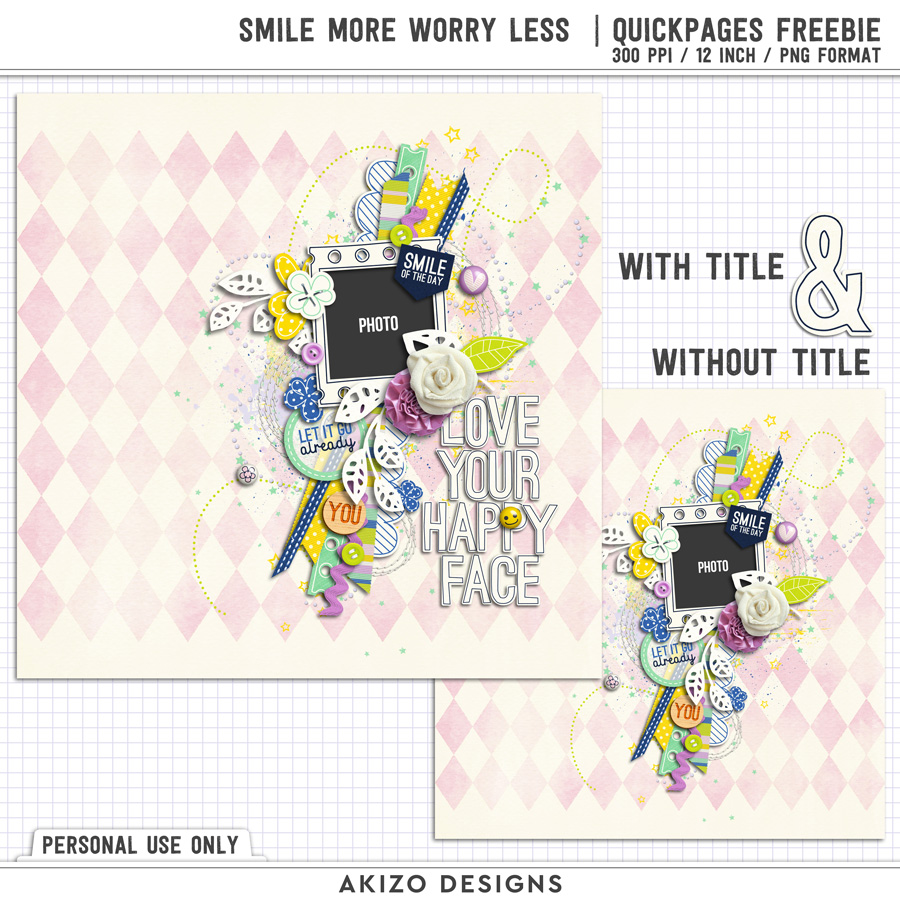 Playing With Journal Card 01 Template, Quickpages AND FREEBIE