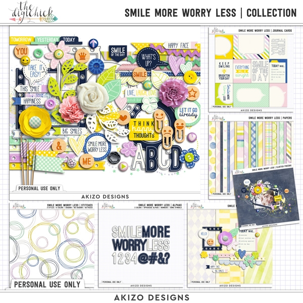 Smile More Worry Less | Collection by Akizo Designs