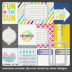 Welcome Summer | Journal Cards