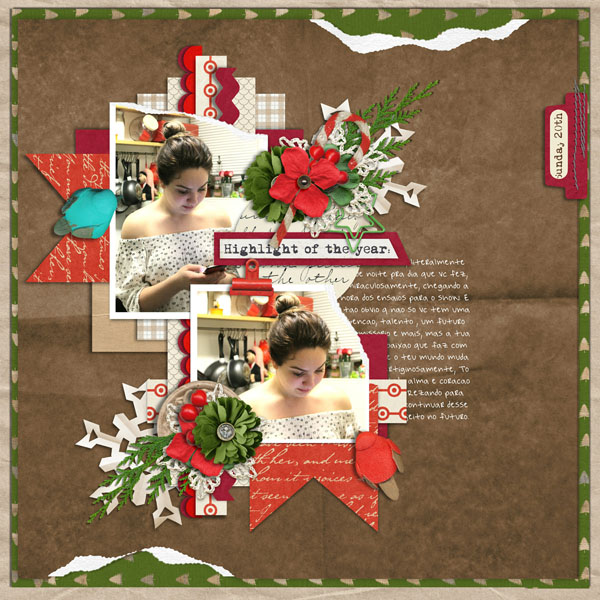 Layout Sample of Torn Paper Play 01 | Templates