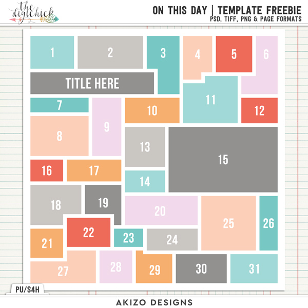 On This Day | Template Freeble by Akizo Designs