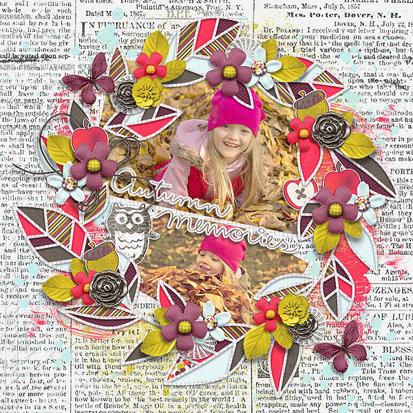 Layout Sample of Autumn Leaves 02 | Templates