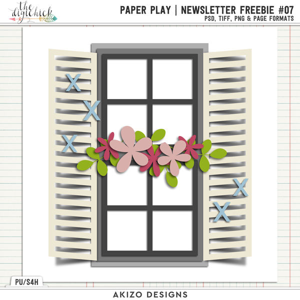 PaperPlay NewsLetter Freebie 07 by Akizo Designs