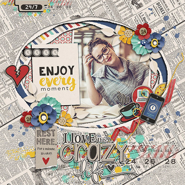 Layout Sample of Torn Paper Play 05 | Templates