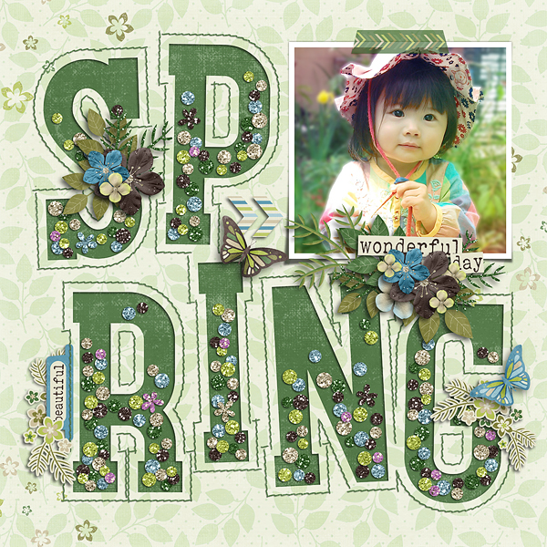 Layout Sample of Playing With Confetti 05 | Templates