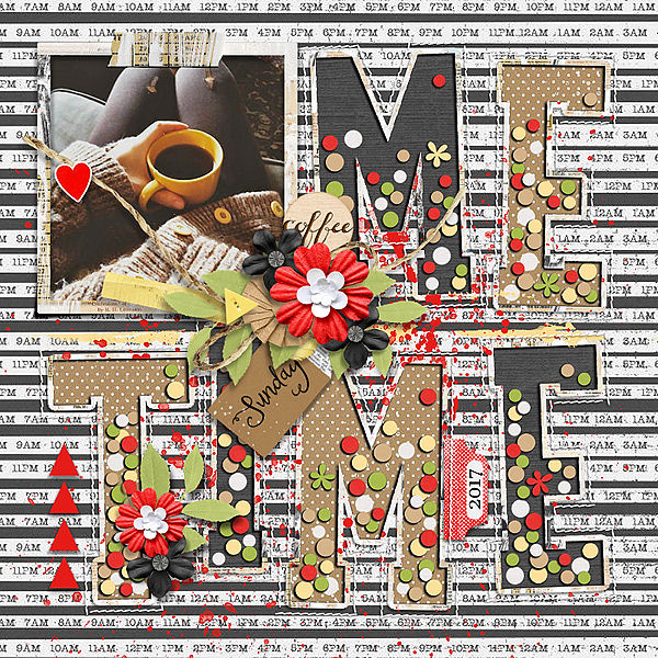 Layout Sample of Playing With Confetti 05 | Templates