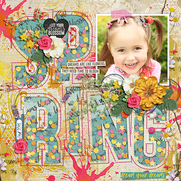 Layout Sample of Playing With Confetti 05 | Templates