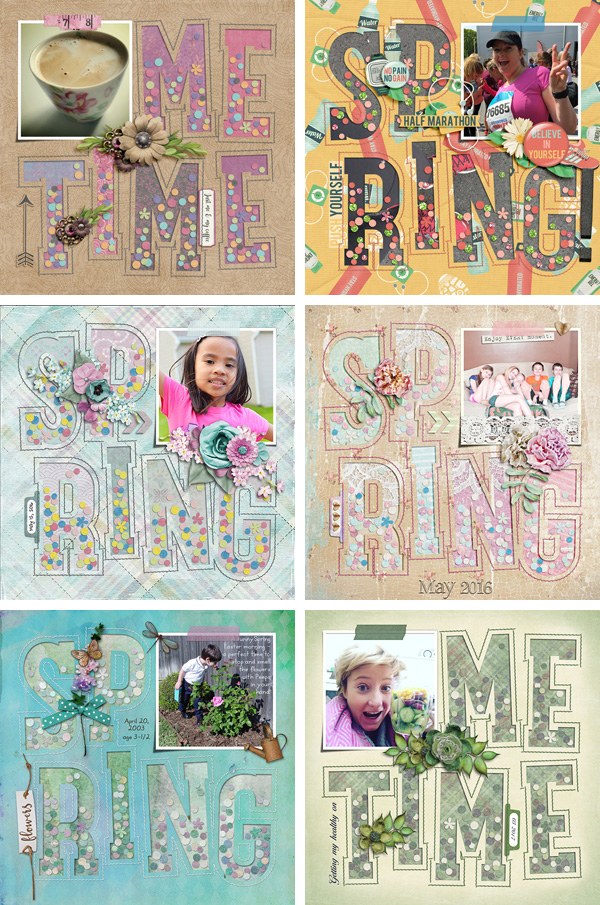 Layout Sample of Playing With Confetti 05 | Templates