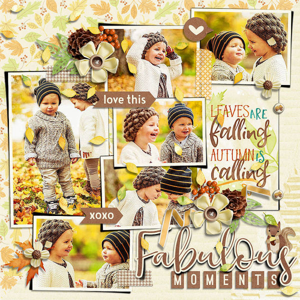 Layout Sample of Falling Into Autumn | Collection