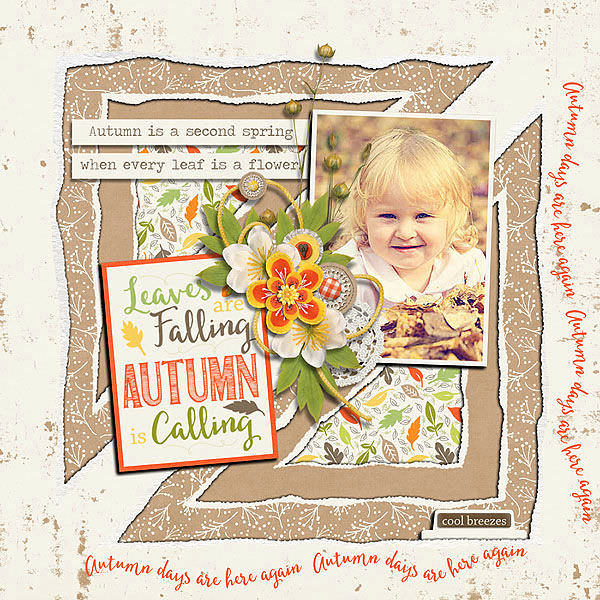 Layout Sample of Torn Paper Play 06 | Templates