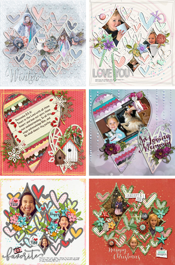 Layout Sample of From The Heart 06 | Templates