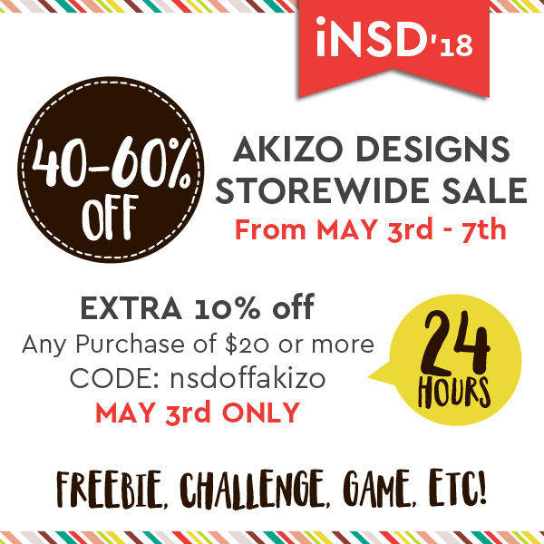 iNSD Sale | Akizo Designs | Digital Scrapbooking