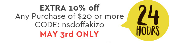 Extra 10% OFF by Akizo Designs