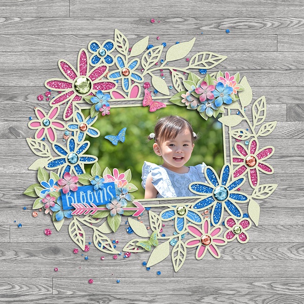 Layout Sample of Summer Leaves 02 | Templates