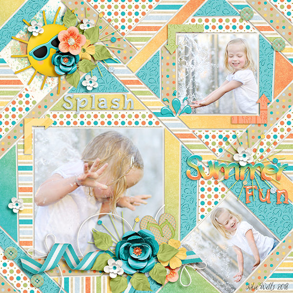 Layout Sample of Crazy Squares 08 | Templates