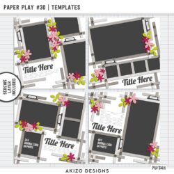 Paper Play 30 | Templates