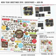 New Year Greetings 2019 | Quickpages + Add-on