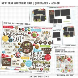 New Year Greetings 2019 | Quickpages + Add-on