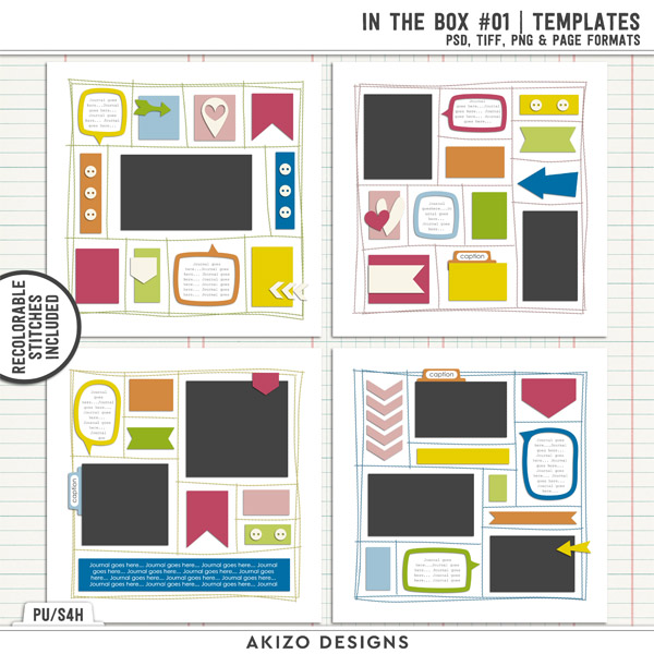 In The Box 01 | Templates by Akizo Designs