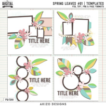 New Templates - Spring Leaves