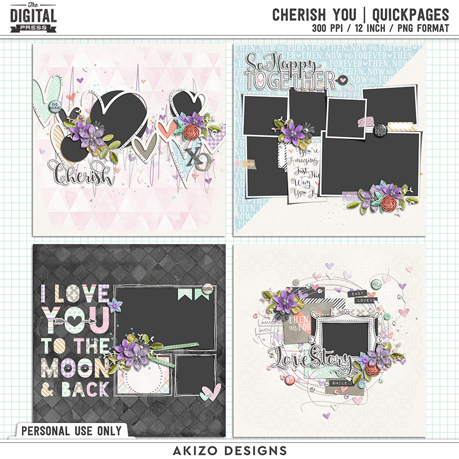 Cherish You | Quickpages by Akizo Designs