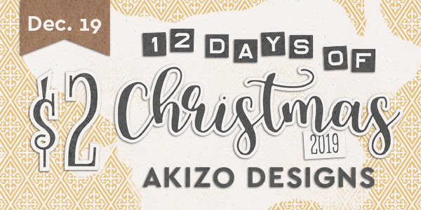  - 12 Days of Xmas | Akizo Designs | Digital Scrapbooking