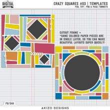 Crazy Squares 03 | Templates