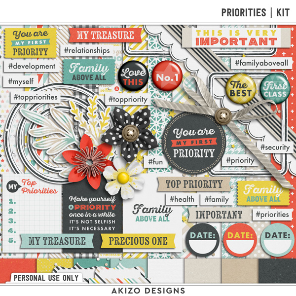 Priorities | Kit by Akizo Designs