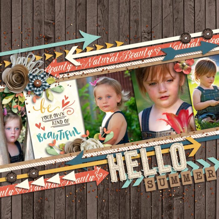 Natural Beauty | Collection, Playing With Journal Cards 01 | Templates