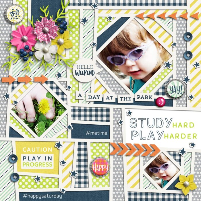 Weekend | Collection, Crazy Squares 03 | Templates