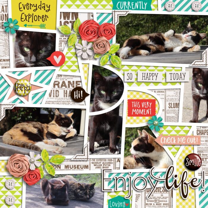 Something Wonderful | Collection, Crazy Squares 04 | Templates