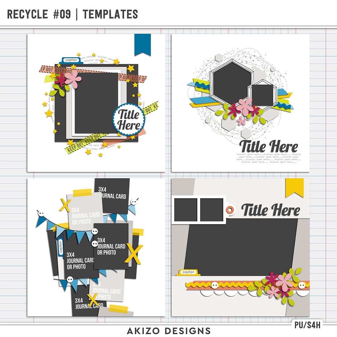 Recycle 09 | Templates by Akizo Designs