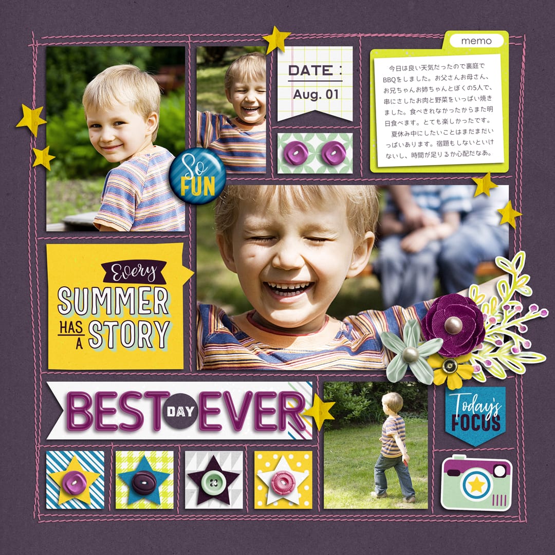 Layout Sample of Good Times Roll | Journal Cards