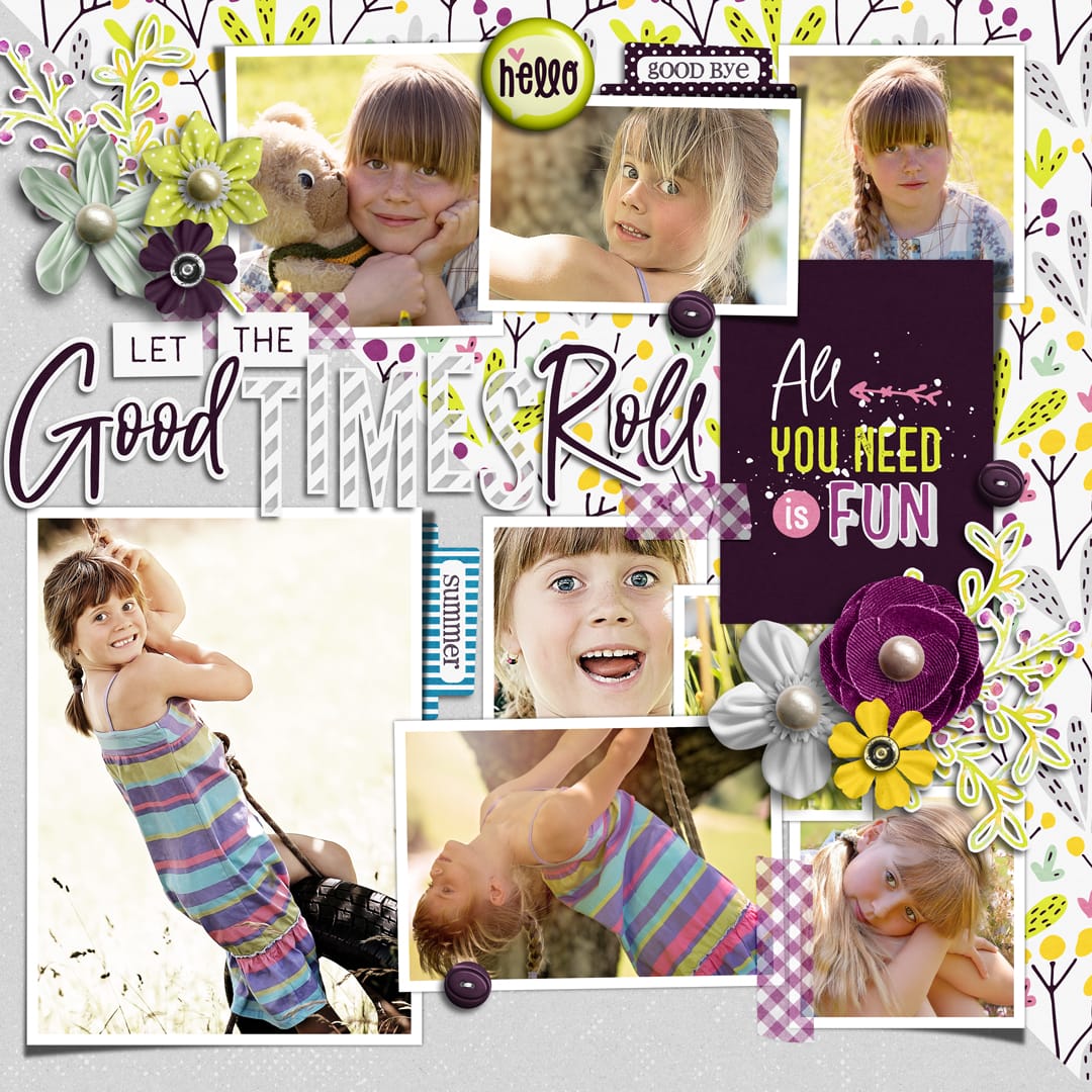 Layout Sample of Good Times Roll | Title Arts