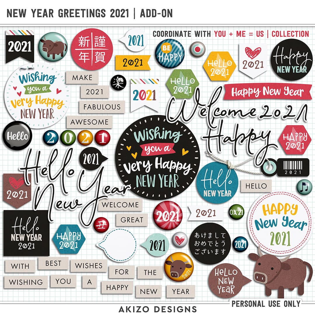 New Year Greetings 2021 Add-on
