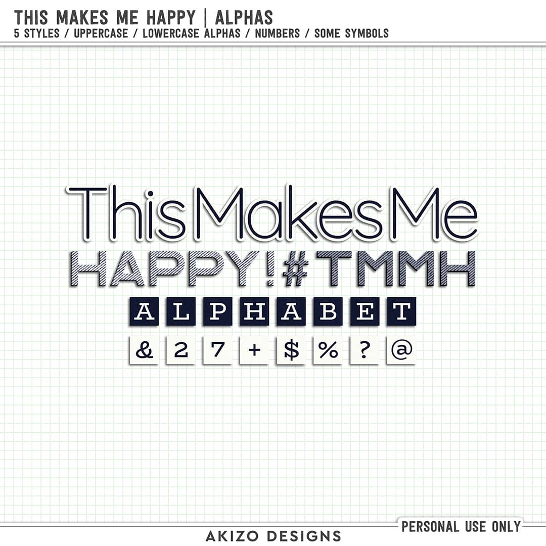 This Makes Me Happy | Alphas by Akizo Designs
