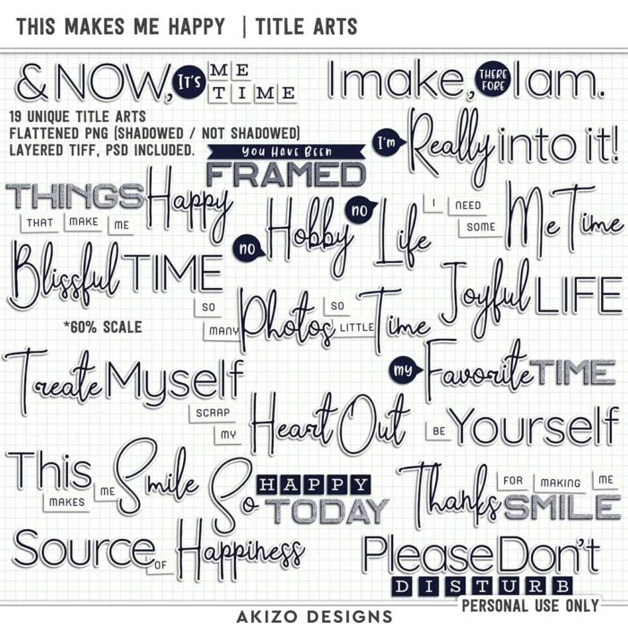 This Makes Me Happy | Title Arts