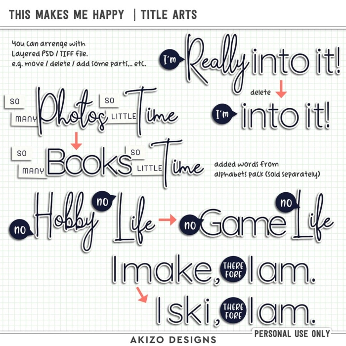 This Makes Me Happy | Title Arts