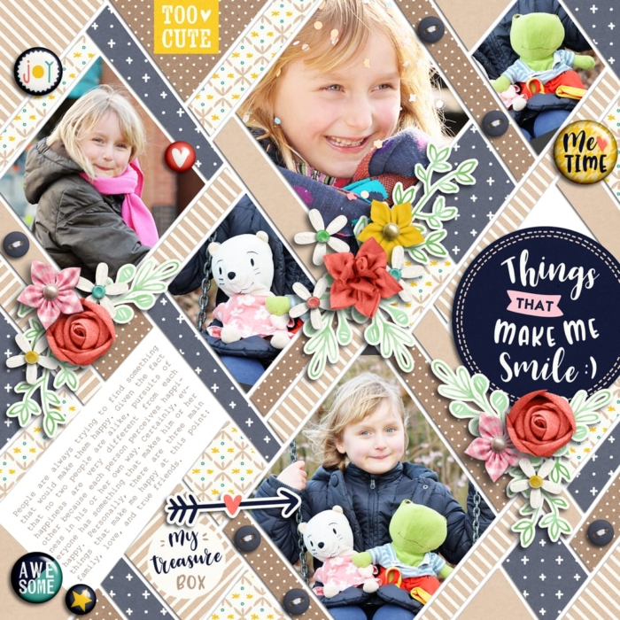 This Makes Me Happy | Collection, Crazy Squares 07 | Templates