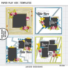 Paper Play 29 | Templates
