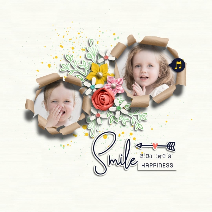 This Makes Me Happy | Collection, Torn Paper Play 08 | Templates