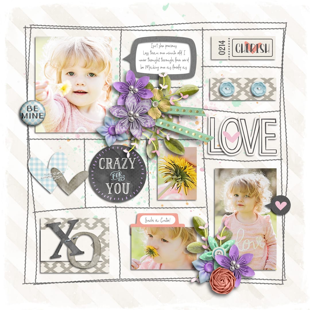 Layout Sample of Cherish You | Collection