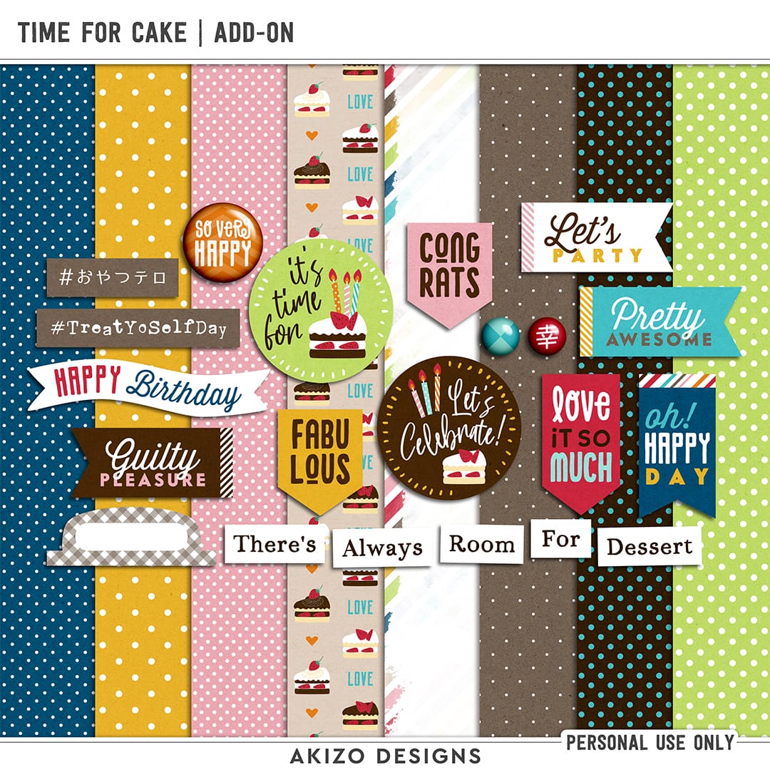 Time For Cake | Add-on Freebie