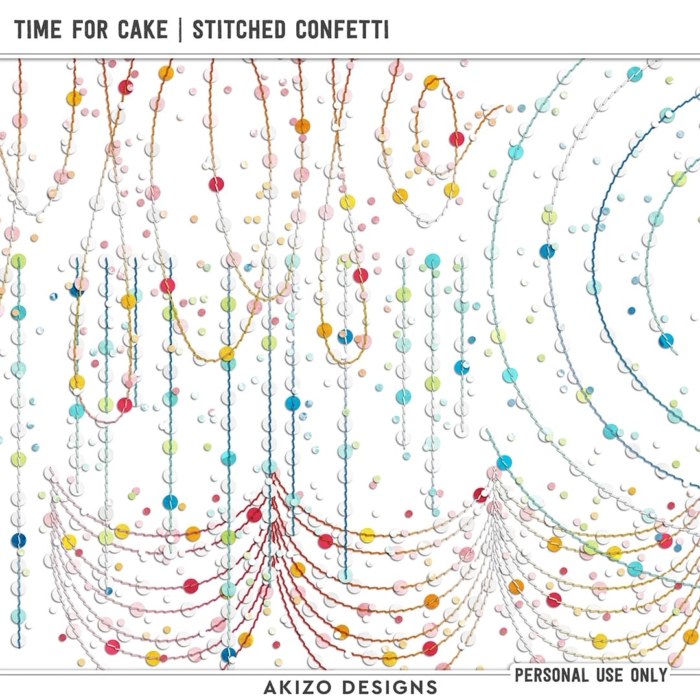 Time For Cake | Stitched Confetti