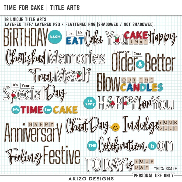 Time For Cake | Title Arts