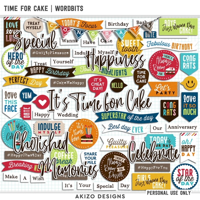 Time For Cake | Wordbits