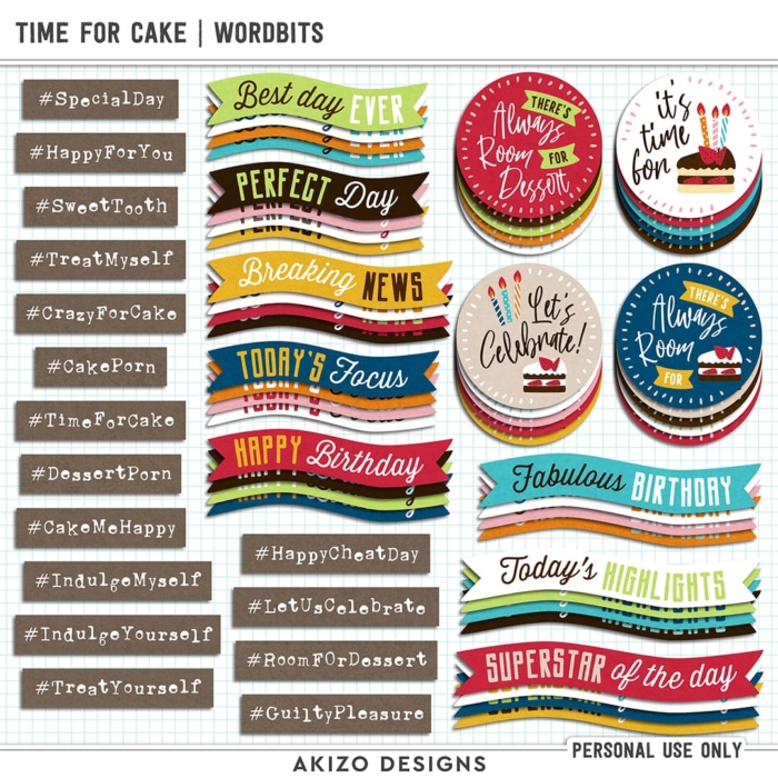 Time For Cake | Wordbits