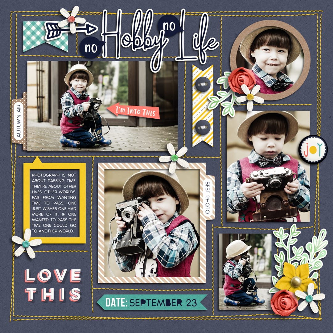 Layout Sample of This Makes Me Happy | Quickpages