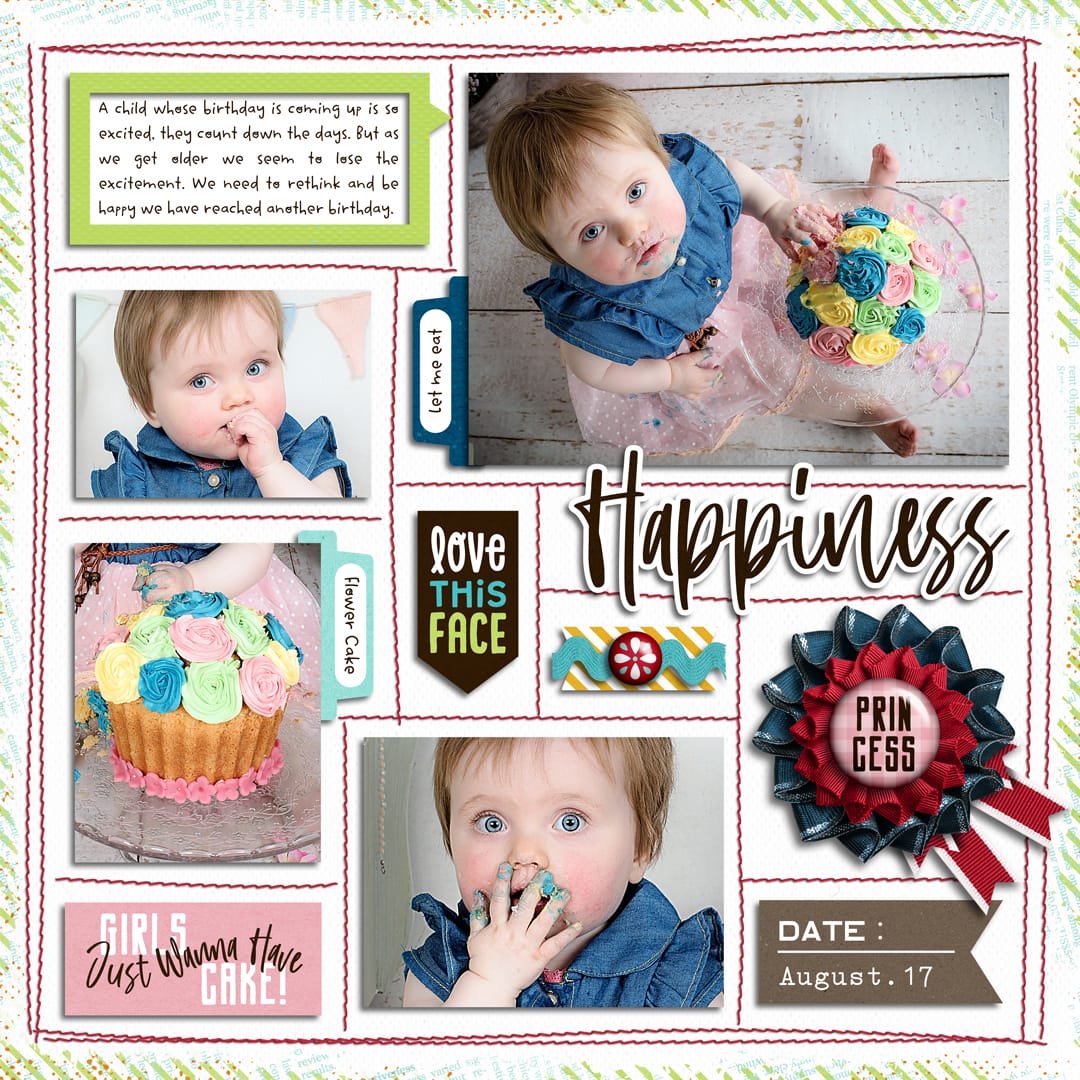 Layout Sample of Time For Cake | Quickpages
